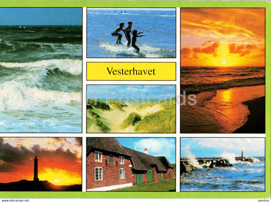 Vesterhavet - North Sea - 1998 - Denmark - used - JH Postcards