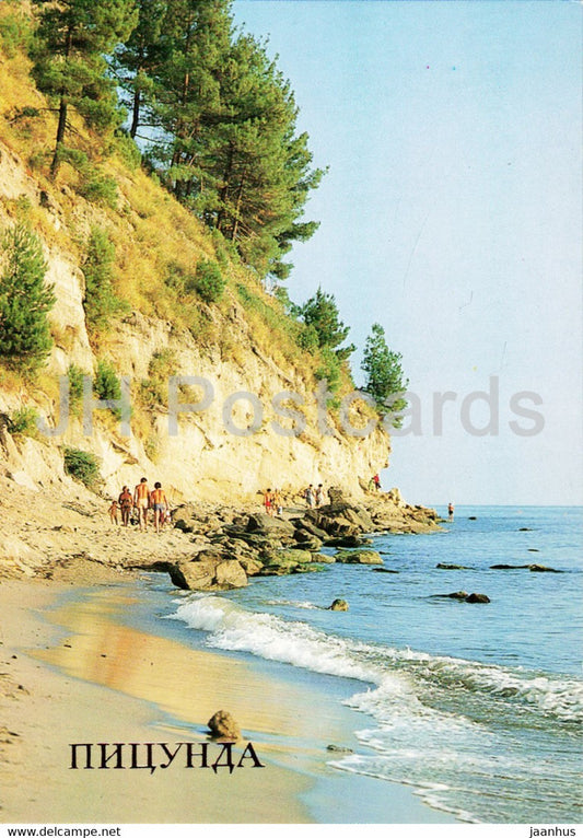 Pitsunda - Mussera coast - Abkhazia - 1987 - Georgia USSR - unused - JH Postcards