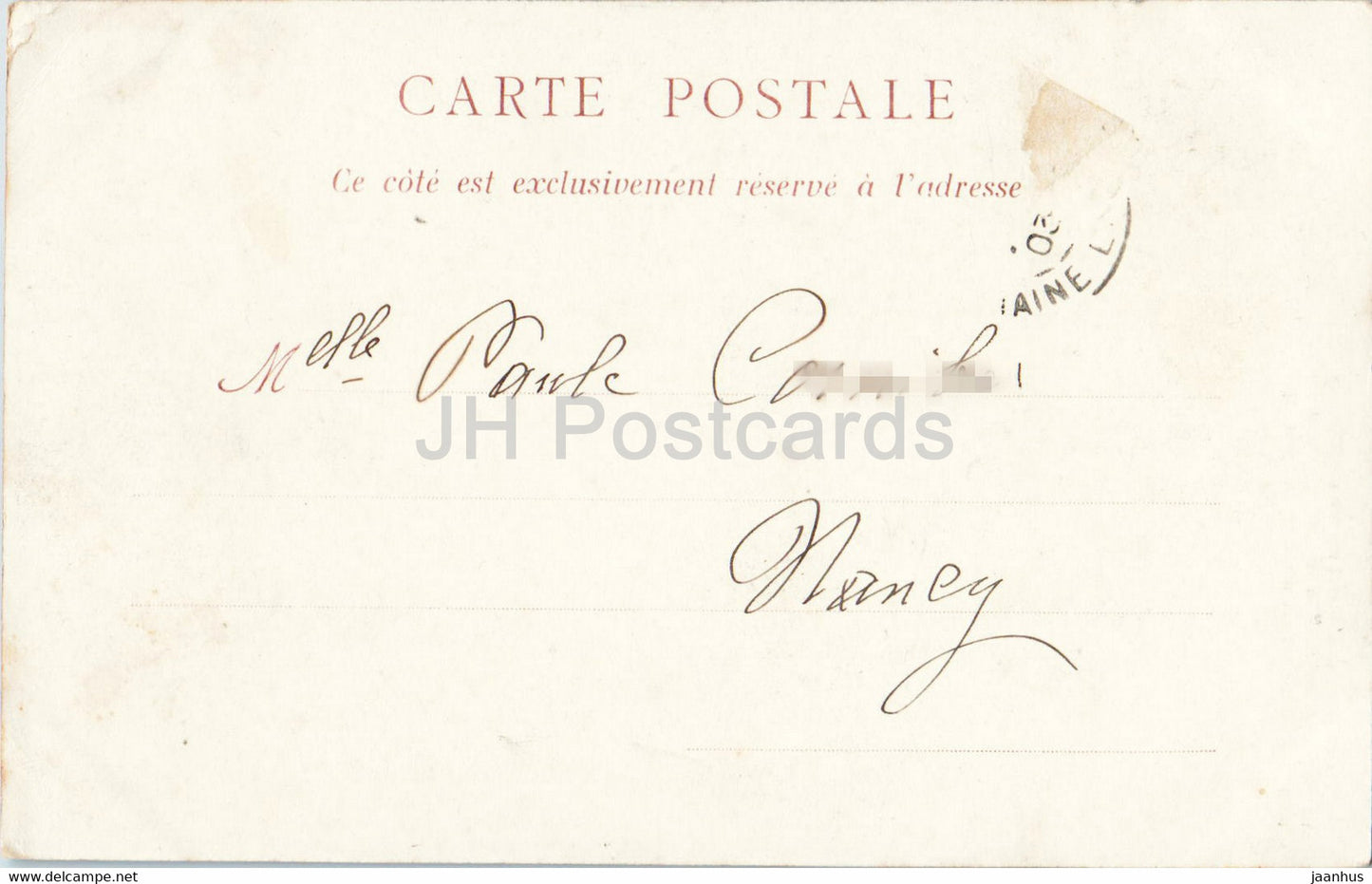 Angers - Ponts de Ce et environs - Frau - Volkskostüme - alte Postkarte - 1903 - Frankreich - gebraucht