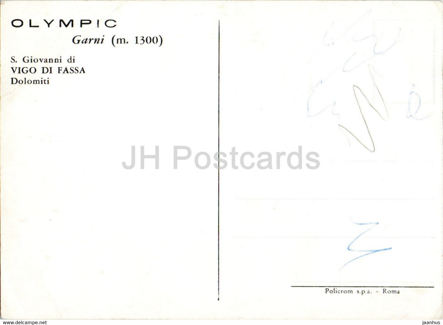 Olympic - Garni - S Giovanni - Vigo di Fassa - Dolomiti - Italie - occasion