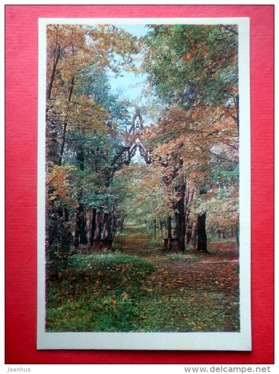 The Gotic Gates - Town of Pushkin - The Parks at Pushkin - 1971 - Russia USSR - unused - JH Postcards