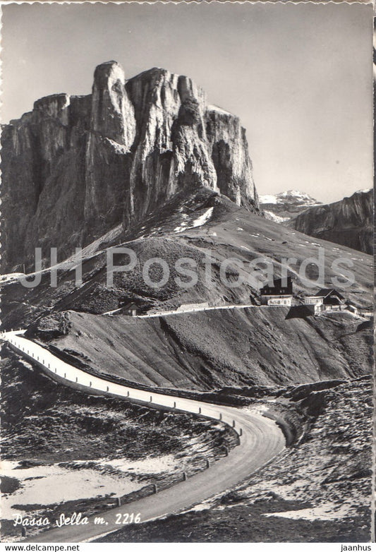Passo Sella  2216 m - Italy - Italia - unused - JH Postcards