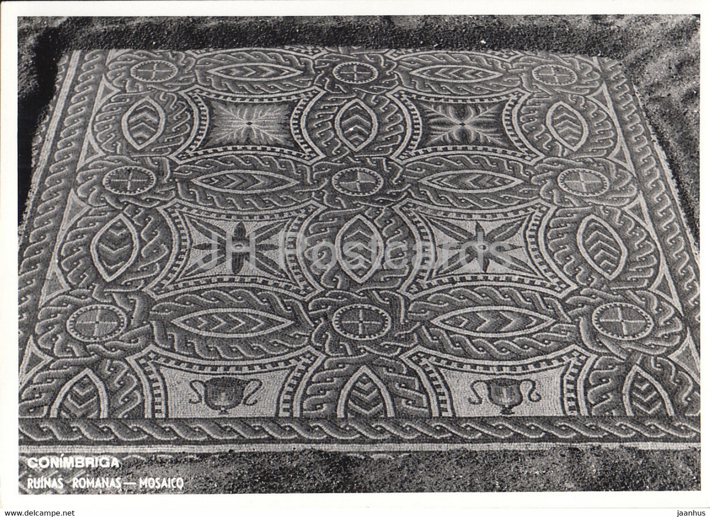 Coimbra - Conimbriga - Ruinas Romanas - Mosaico - ruins - ancient world - 1 - 1970 - Portugal - used - JH Postcards