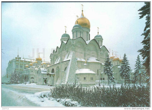 Arkhangelsky Cathedral - Moscow Kremlin - large format card - 1991 - Russia USSR - unused - JH Postcards