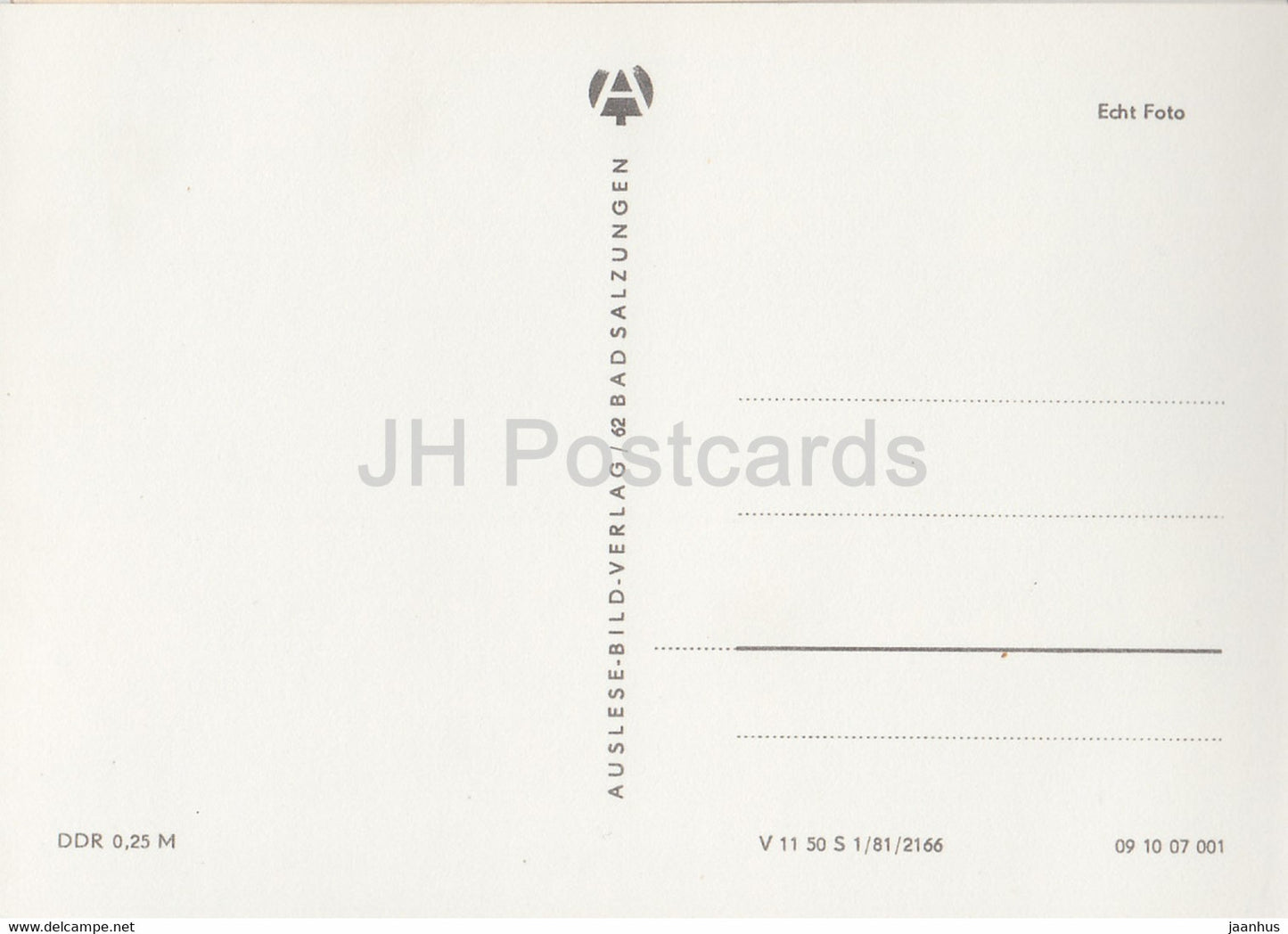 Gruss aus Saalfeld - Oberes Tor - Markt - Hoher Schwarm - Saaltor - Darrtor - Auto Wolga - Deutschland DDR - unbenutzt