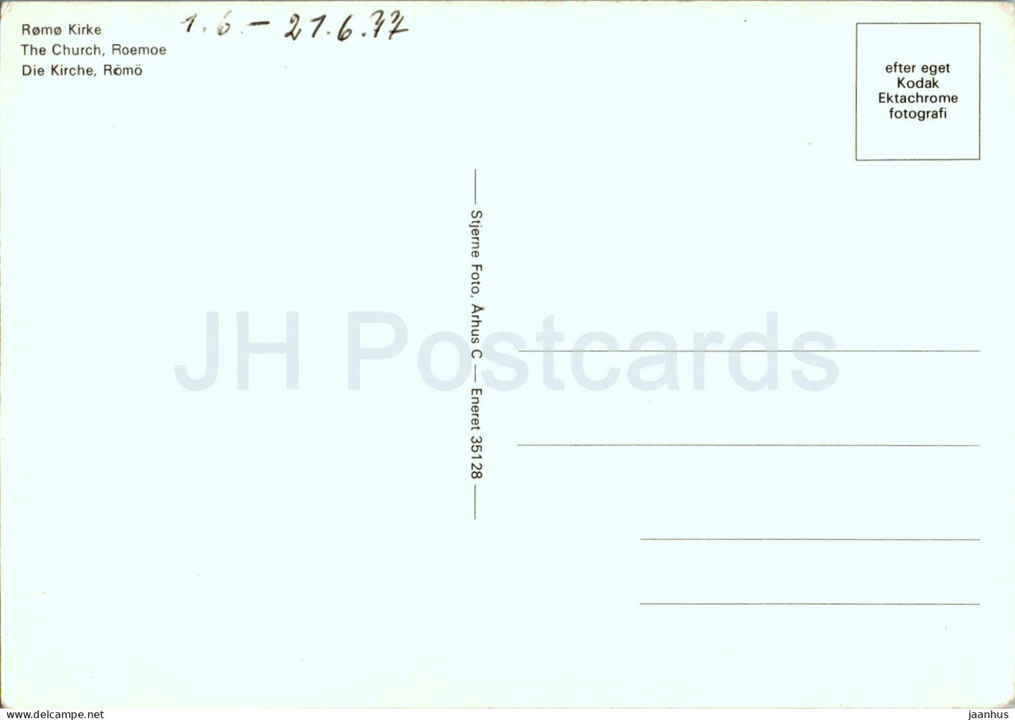 Romo Kirke - interior - church - 35128 - 1977 - Denmark - used