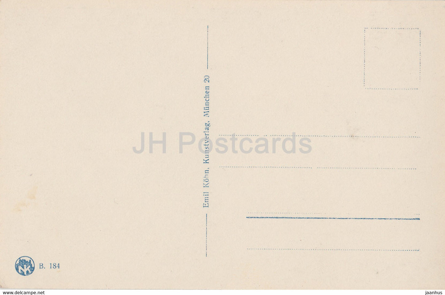 Schloss Herrenchiemsee - castle - 184 - old postcard - Germany - unused