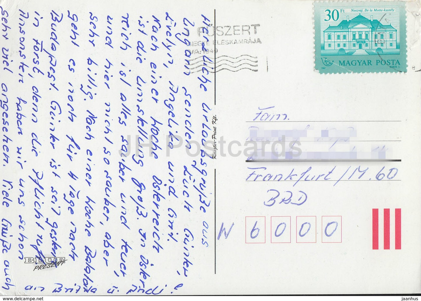 Balaton - Balatonfoldvar - hotel - pub - shop - multiview - 1990s - Hungary - used