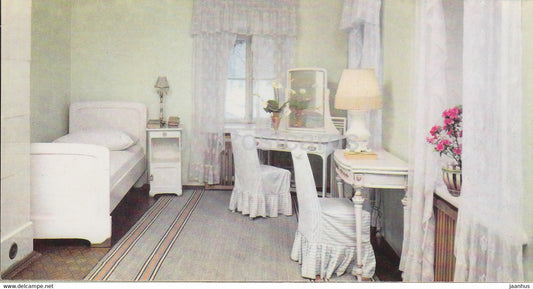 Northern Wing - Ulyanova Yelizarova's room - Lenin's House Museum - Gorki Leninskiye - 1981 - Russia USSR - unused - JH Postcards