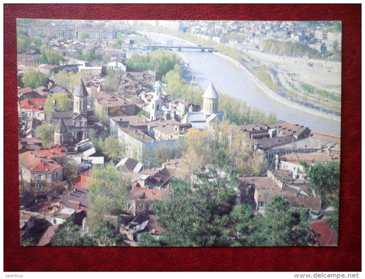 General View - Tbilisi - 1985 - Georgia USSR - unused - JH Postcards