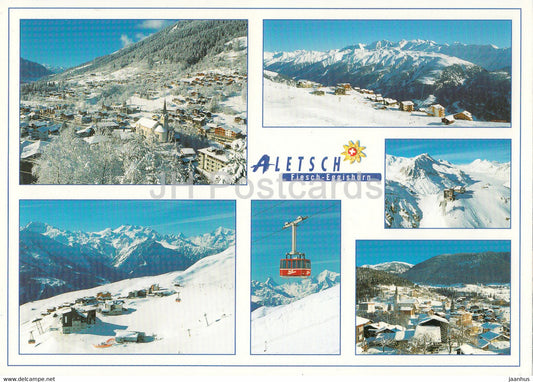 Aletsch - Fiesch Eggishorn - Aletschgletscher - 43582 - Switzerland - used - JH Postcards