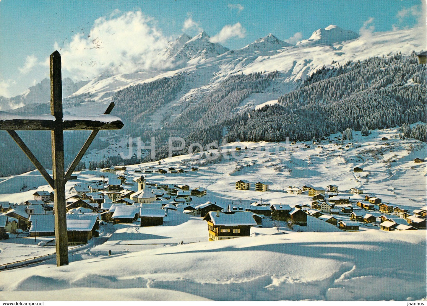 Breil - Brigels - Brigelserhorner - 1983 - Switzerland - used - JH Postcards