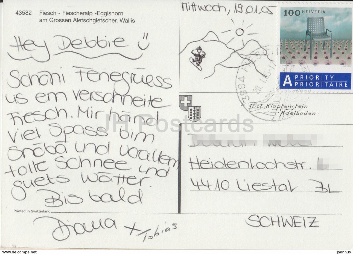 Aletsch - Fiesch Eggishorn - Aletschgletscher - 43582 - Suisse - occasion