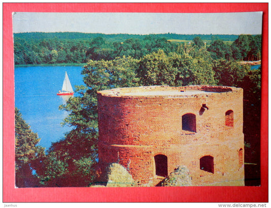 Defence Tower of the Trakai Castle - Trakai - 1977 - Lithuania USSR - unused - JH Postcards