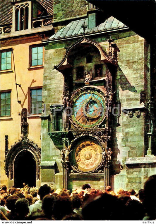 Praha - Prague - The Old Town Clock - Czech Republic - Czechoslovakia - unused - JH Postcards