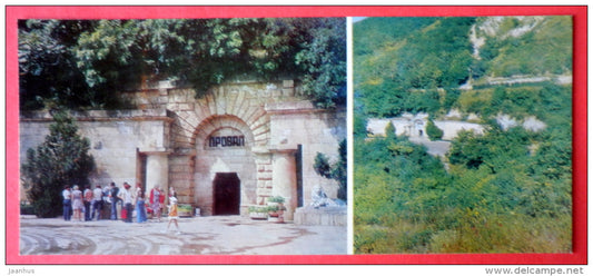 Proval grotto entrance - Pyatigorsk - poet Lermontov Places of Caucasian Mineral Waters - 1978 - USSR Russia - unused - JH Postcards