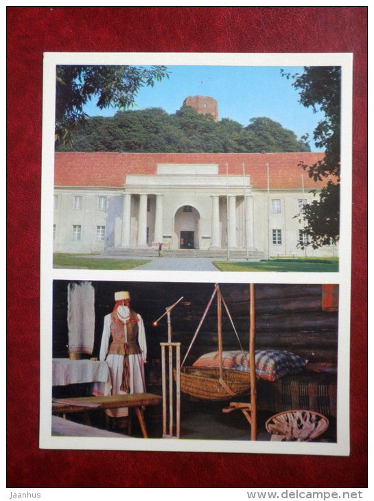 History and Etnography Museum - large format postcard - Vilnius - 1974 - Lithuania USSR - unused - JH Postcards