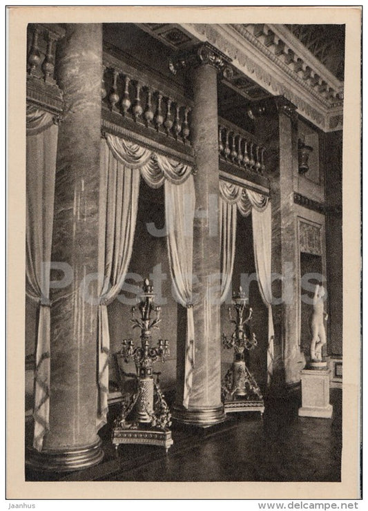 Blue Hall Niche - Ostankino Palace - 1956 - Russia USSR - unused - JH Postcards