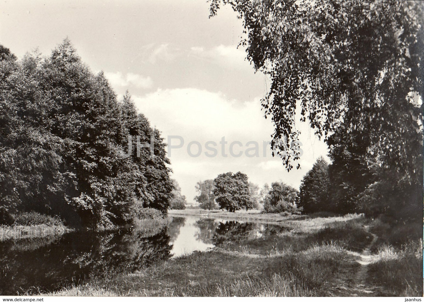 Gustrow - An der Nebel - Germany - unused - JH Postcards