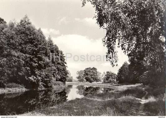 Gustrow - An der Nebel - Germany - unused - JH Postcards