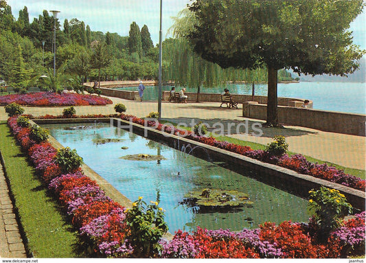 Lausanne Ouchy - Le quai fleuri - 2961 - Switzerland - unused - JH Postcards