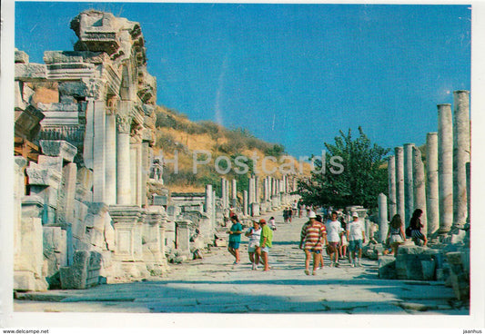 Selcuk - A General View from the Curettes - ancient ruins - Turkey - unused - JH Postcards