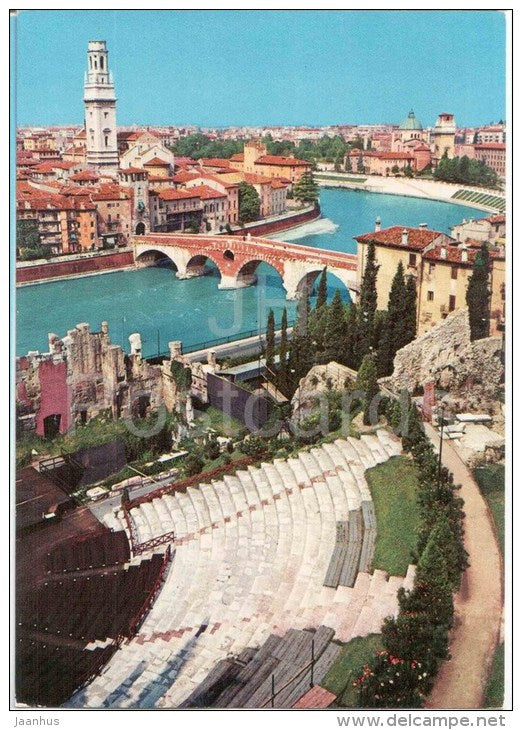 Teatro Romano - Roman Theatre - Verona - Veneto - 48 - Italia - Italy - unused - JH Postcards