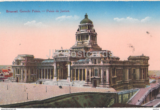 Bruxelles - Brussels - Gerecht Paleis - Palais de Justice - old postcard - Belgium - unused - JH Postcards