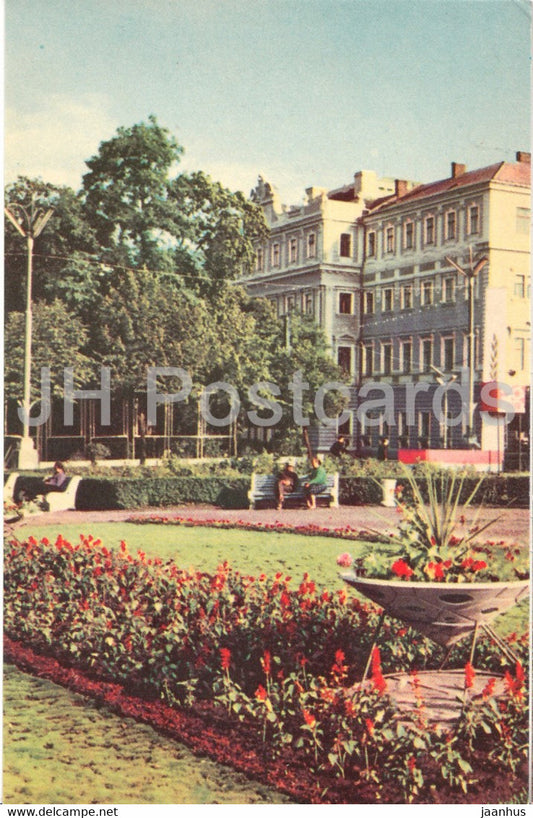 Chernivtsi - Soviet Square - 1968 - Ukraine USSR - unused - JH Postcards