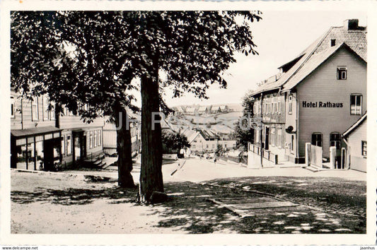 Bergstadt St Andreasberg - Blick zum Markt mit Hotel Rathaus - old postcard - Germany - used - JH Postcards