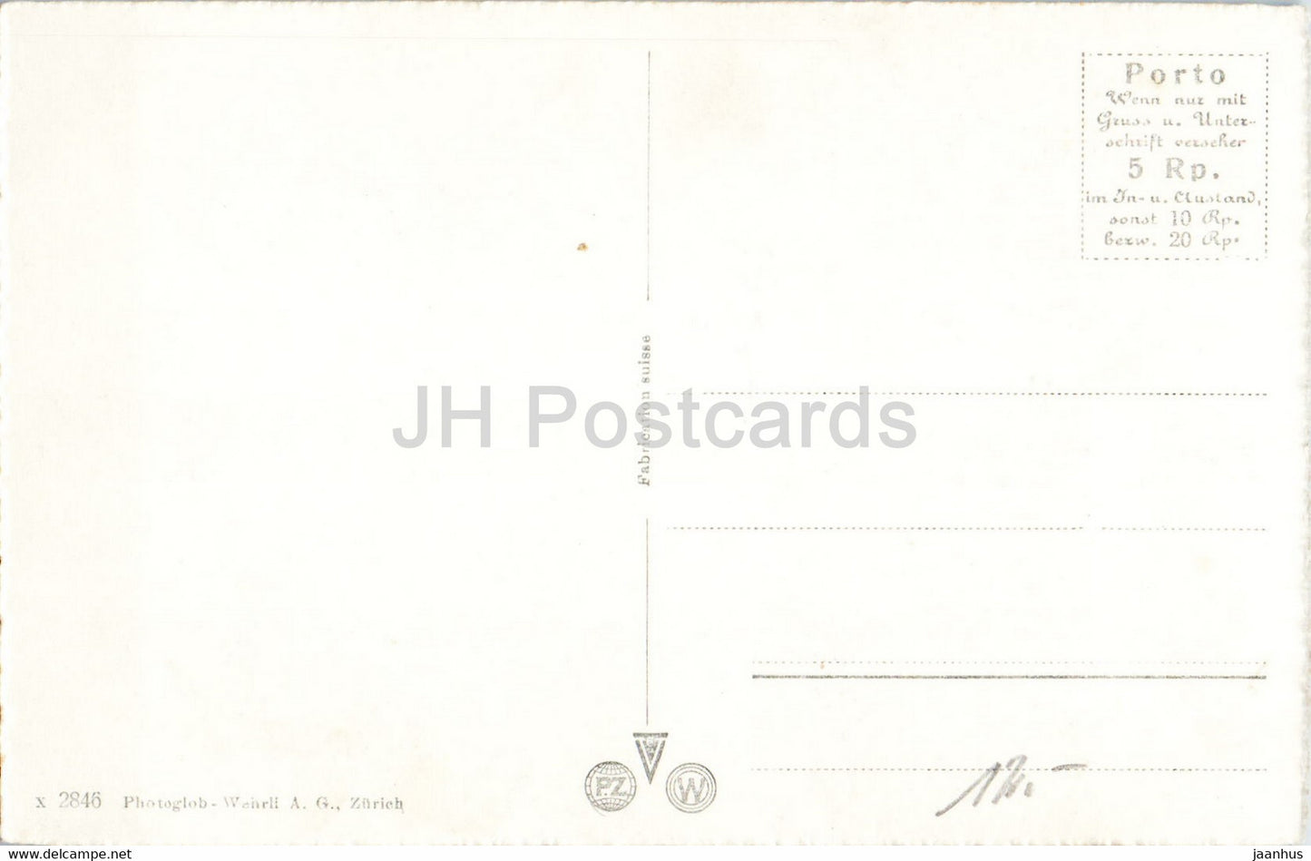 Tellskapelle - Schiff - 2846 - alte Postkarte - Schweiz - unbenutzt