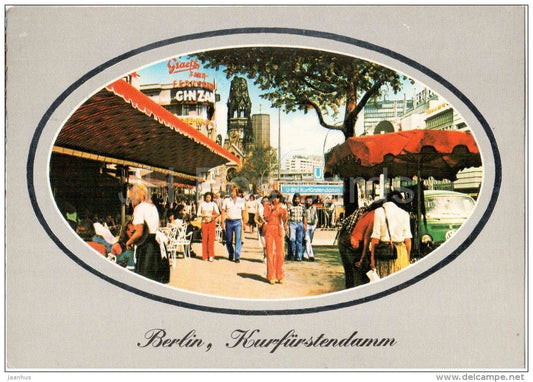 Berlin , Kurfürstendamm - Germany - 1985 gelaufen - JH Postcards