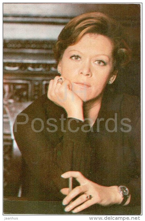 A. Freyndlih - Soviet Russian Movie Actress - 1980 - Russia USSR - unused - JH Postcards