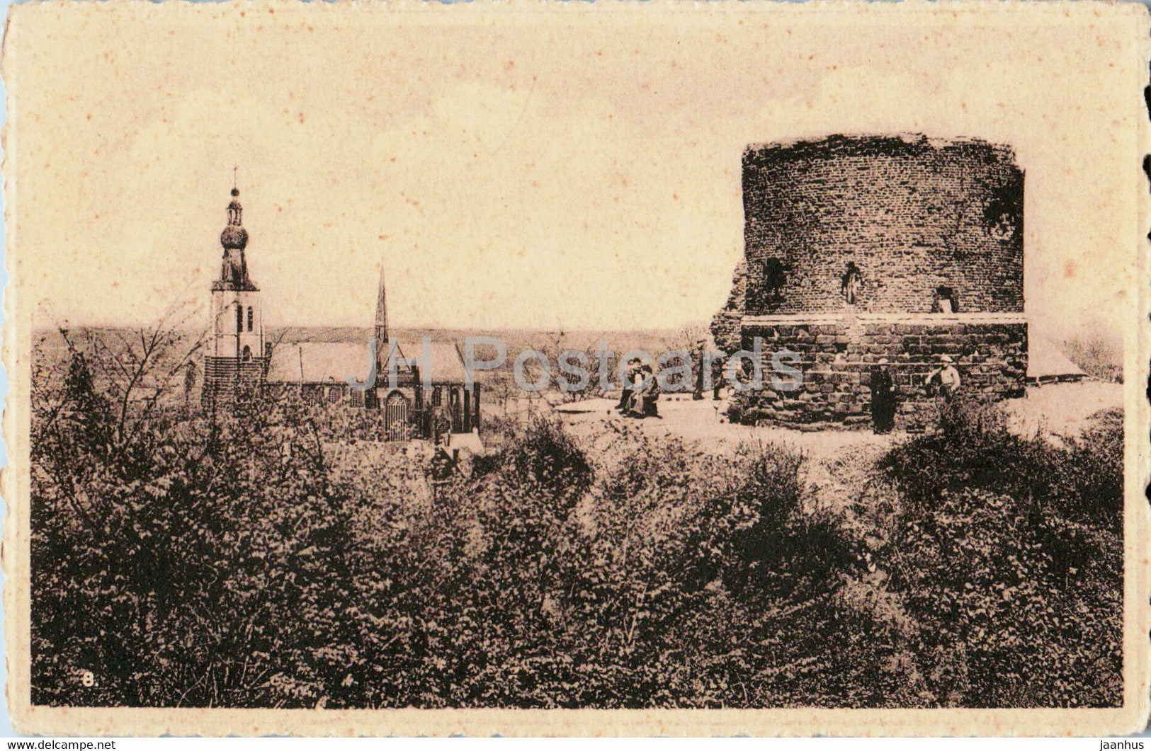 Aarschot - Orleanstorenruine - old postcard - Belgium - unused - JH Postcards