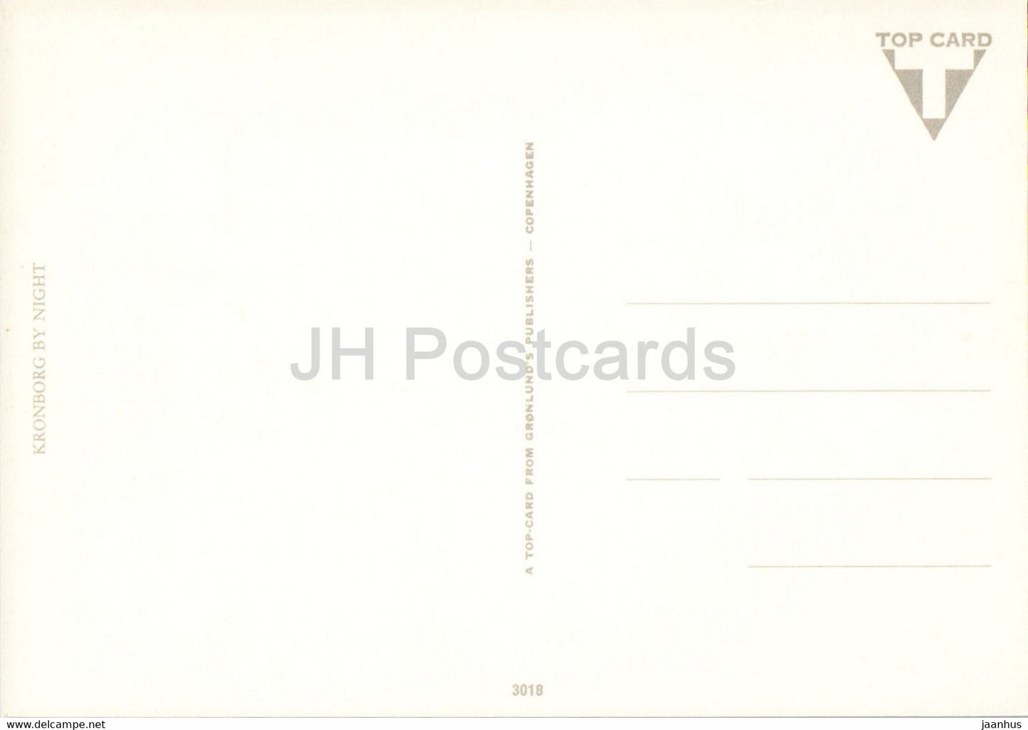 Kronborg by Night – Schiff – Dänemark – unbenutzt