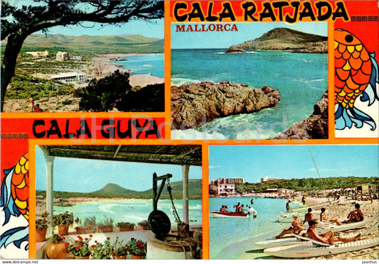 Cala Ratjada - Cala Guya - multiview - Mallorca - 2120 - Spain - used - JH Postcards