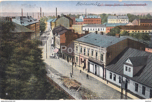 Oderberg - Stephaniestrasse - Bohumin - old postcard - 1915 - Czech Republic - used - JH Postcards