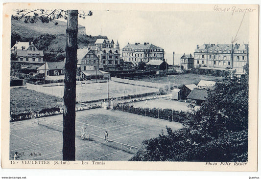 Veulettes - Les Tennis - sport - 15 - old postcard - France - unused - JH Postcards