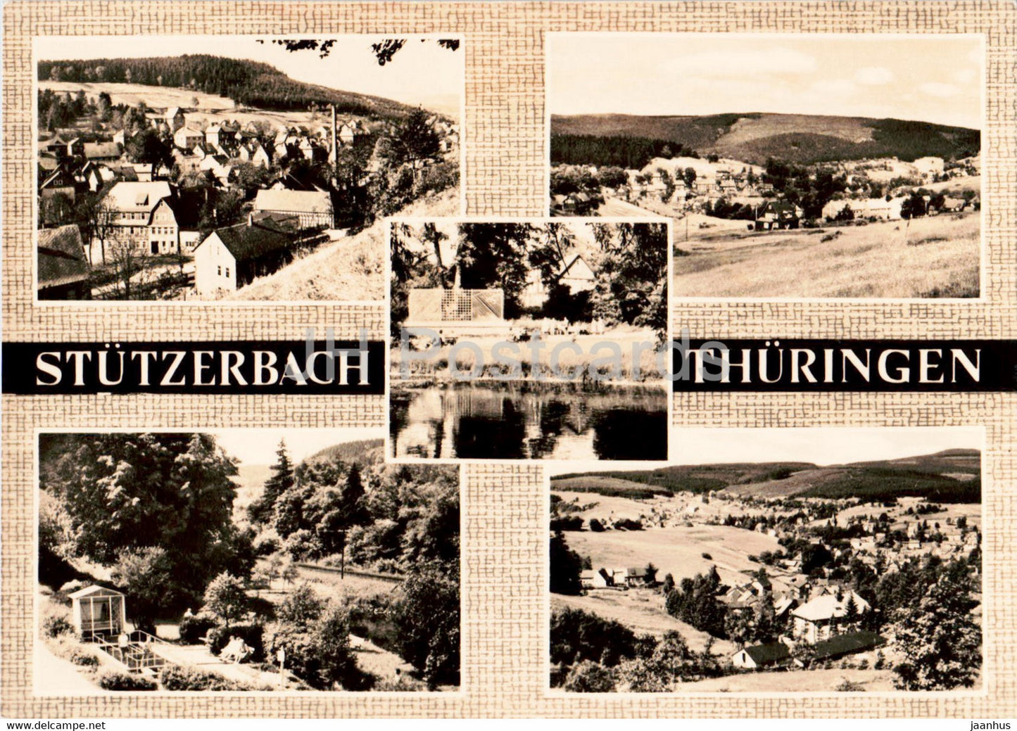 Stutzerbach - Thuringen - old postcard - Germany DDR - unused - JH Postcards