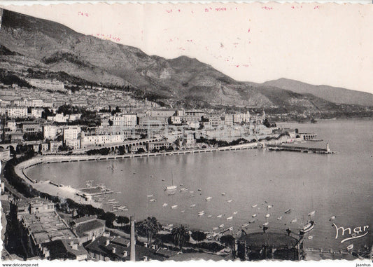 Monte Carlo - Vue d'ensemble - 1387 - old postcard - 1950 - Monaco - used - JH Postcards