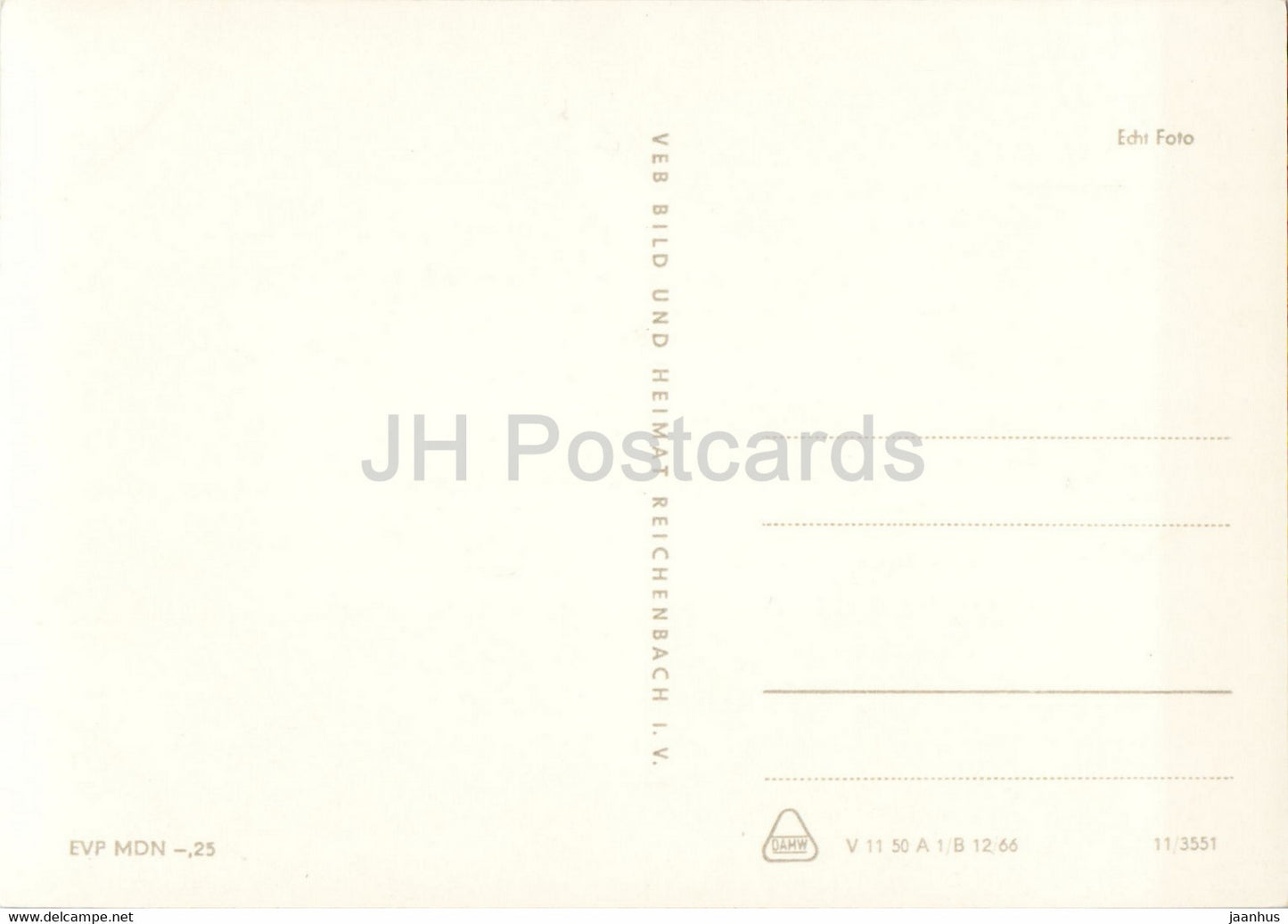 Stutzerbach - Thuringen - old postcard - Germany DDR - unused