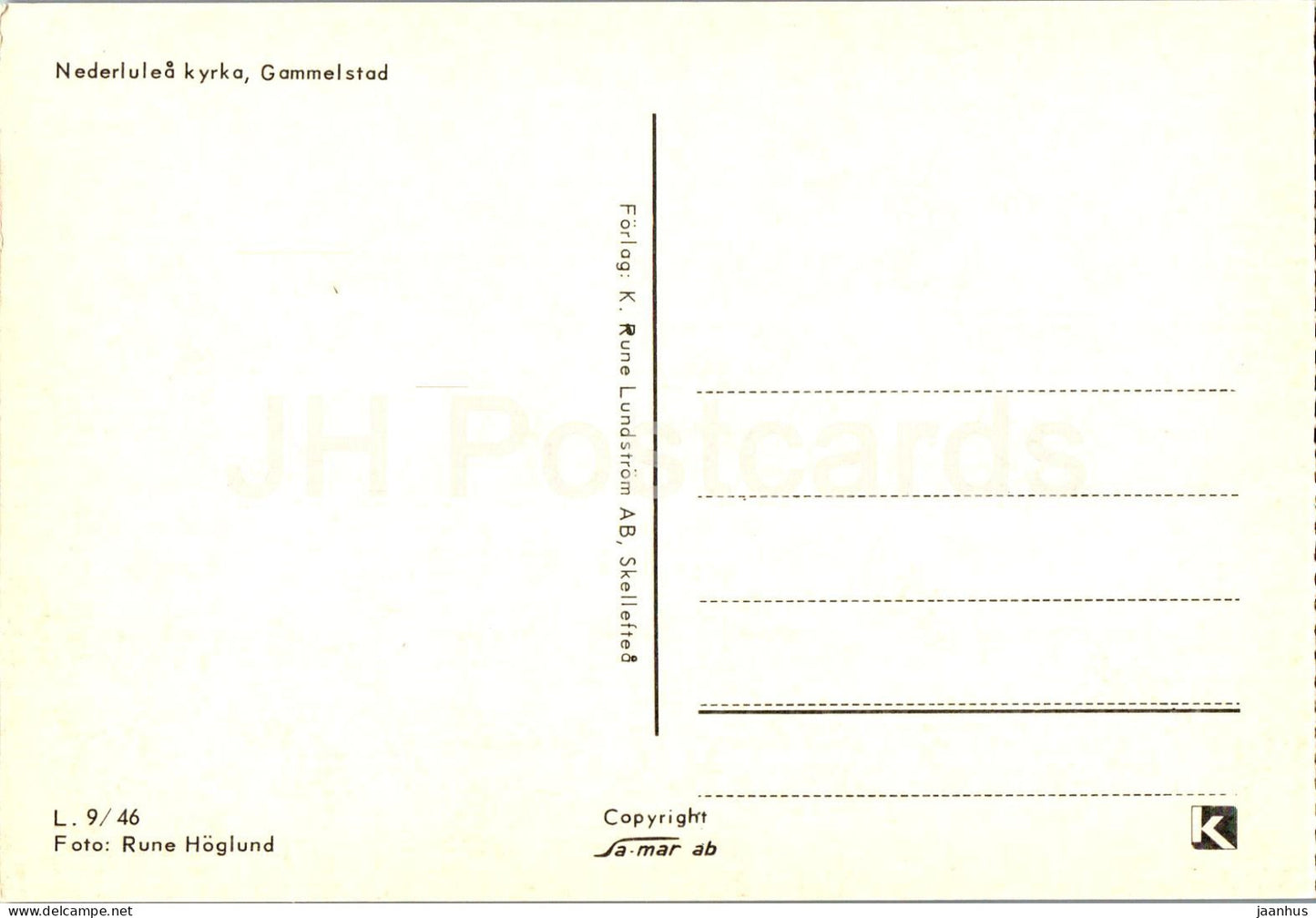 Nederlulea Kyrka Gammelstad - intérieur - église - 9/46 - Suède - inutilisé 