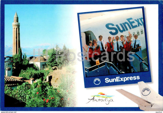 Antalya - Sun Express - plane - airplane - Turkey - unused - JH Postcards