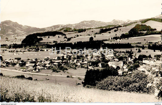 Luftkurort Fischen - Am Fusse des Nebelhorns - old postcard - 1957 - Germany - used - JH Postcards