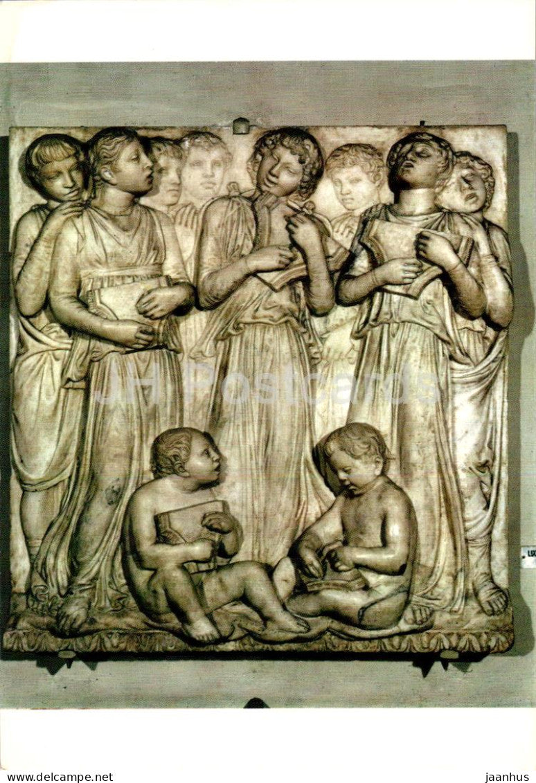 Firenze - Museo di S Maria del Fiore - Cantoria di Luca della Robbia - Particolare - Detail - 444 - Italy - used - JH Postcards