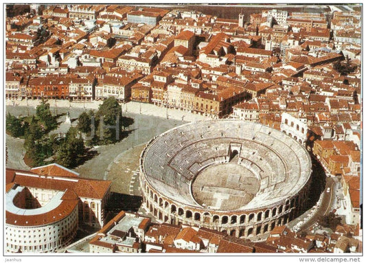 Veduata Aerea - Aerial View - Verona - Veneto - 233 - Italia - Italy - unused - JH Postcards