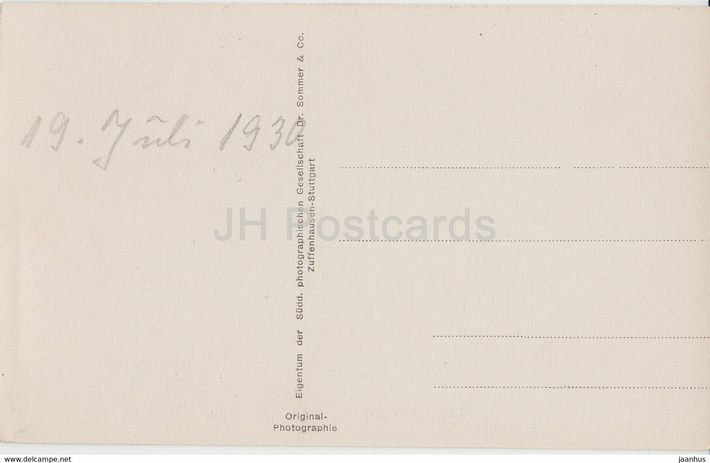 Friedrichshafen - Rathaus - 1324 - alte Postkarte - 1930 - Deutschland - gebraucht