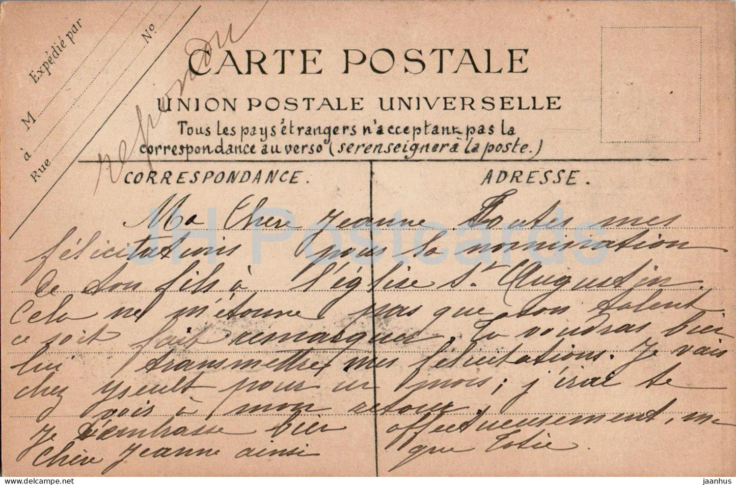 Malesherbes - Statue du Capitaine Lelievre - monument - old postcard - France - used