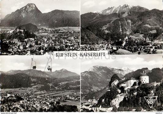 Kufstein Kaiserlift - old postcard - Austria - unused - JH Postcards