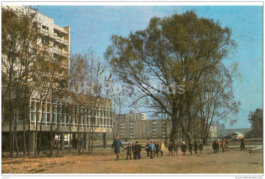 in the Vostok residental area - Brest - 1977 - Belarus USSR - unused - JH Postcards